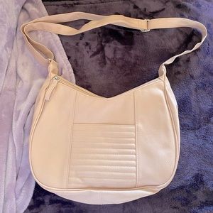 Blush pink cross body bag